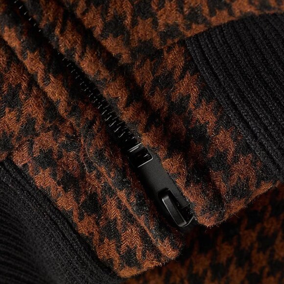 NWT Express Bomber Jacket- Houndstooth - Picture 5 of 7